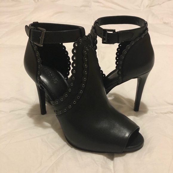 Michael Kors Shoes - Michael Kors Jessie Open-Toe Booties Authentic